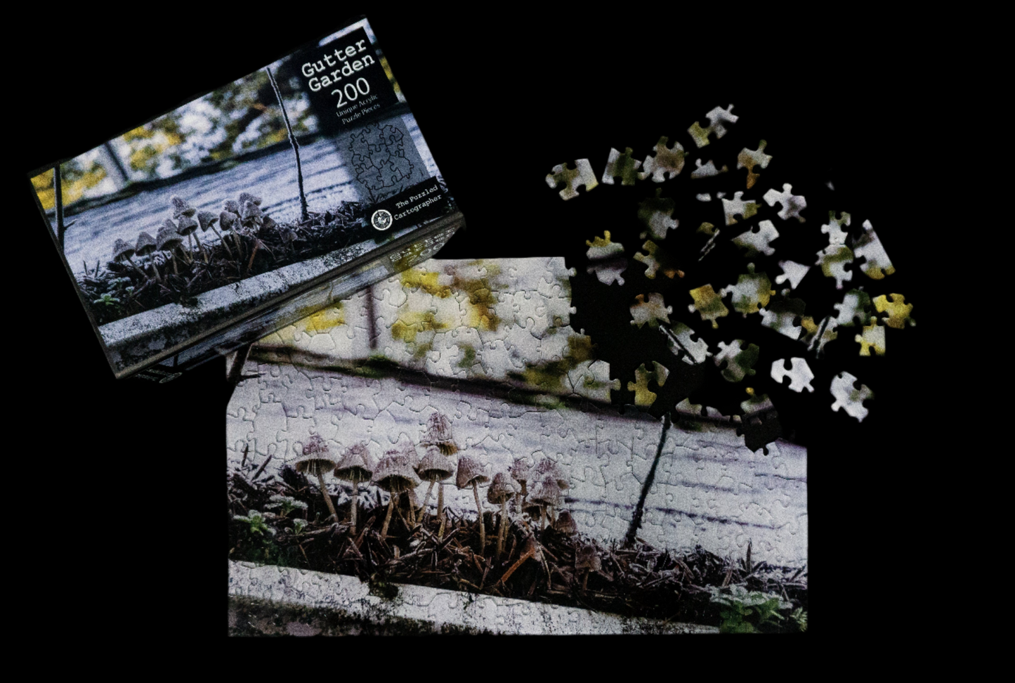 Gutter Garden - 200 piece - Hexagonal Jigsaw Puzzle
