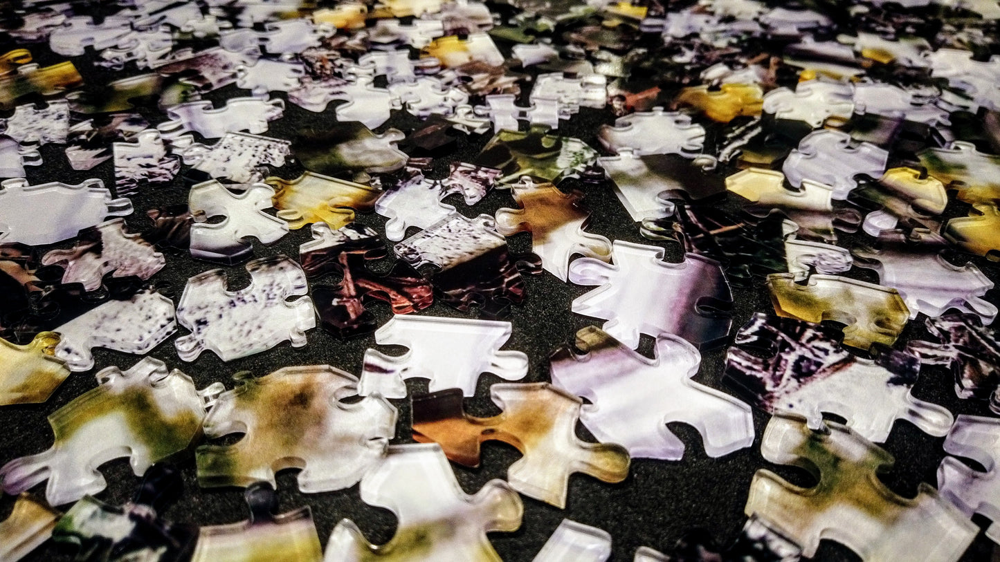 Gutter Garden - 200 piece - Hexagonal Jigsaw Puzzle